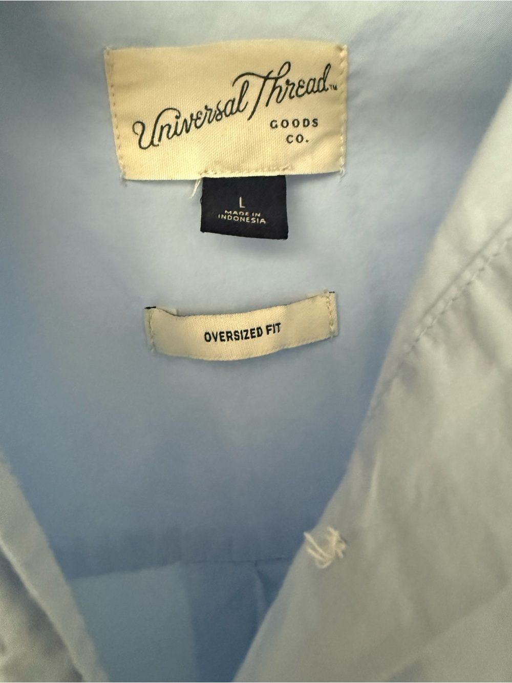 Oversized Button-Up Shirt - Universal Thread - Picture 3 of 3